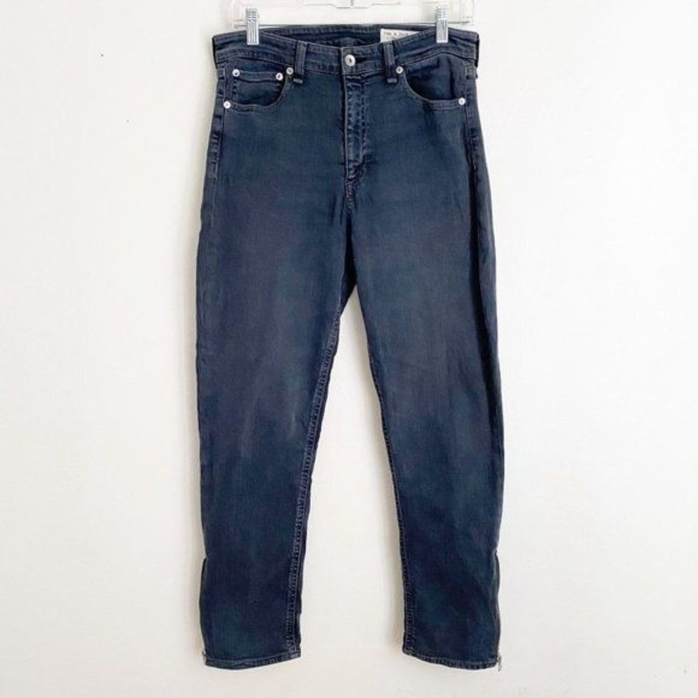 Rag & Bone Cate Zip Cuff Ankle Skinny Jeans in Minna Size 29